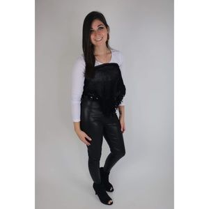 Black Knitted Top Layer